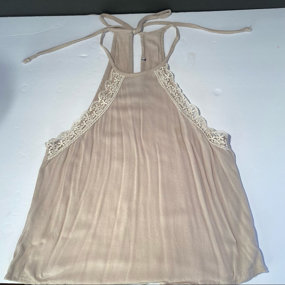 Cute Y2K Pacsun sheer tie up crop top